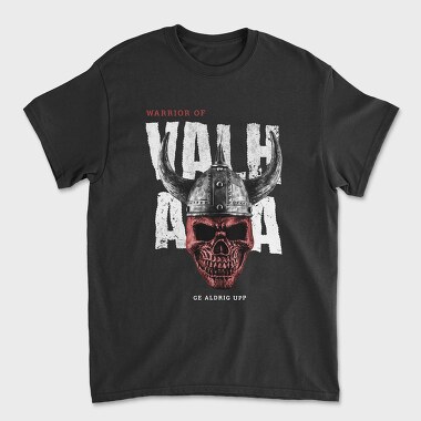 Viking Skull Valhalla, Unisex Men's T-Shirt