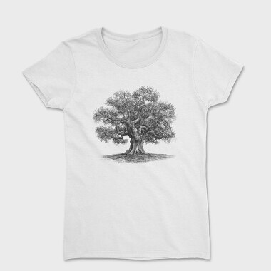 Vintage Oak Tree, Women's T-Shirt