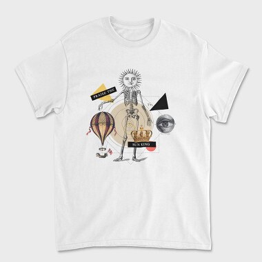Vintage Sun King, Unisex Men's T-Shirt