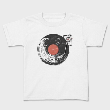 Vinyl Record, Kids' T-Shirt