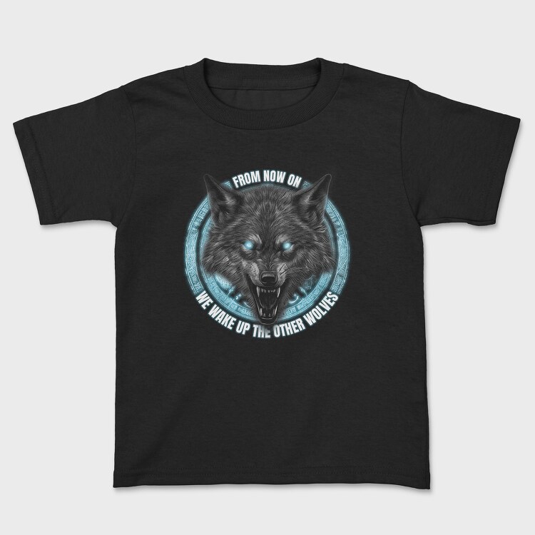 Kids' T-Shirt, Wake Up the Other Wolves