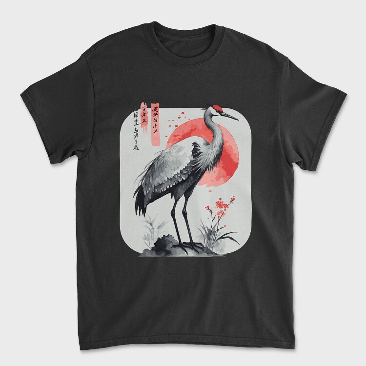 Watercolor Japan Style, Unisex Men's T-Shirt