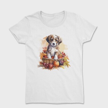 Watercolor Puppy, Women's T-Shirt