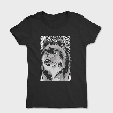 Wolf Portrait 2, Women's T-Shirt