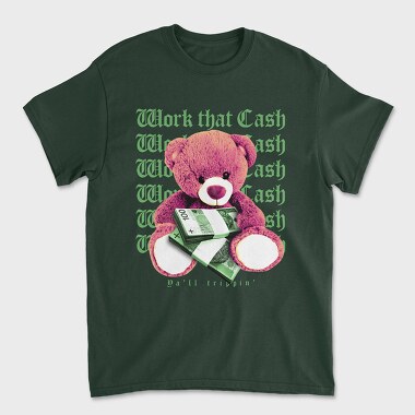 Work Cash, Unisex Men's T-Shirt