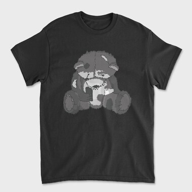 Zombie Teddy Bear 2, Unisex Men's T-Shirt