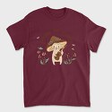 Hare Rabbit Ivy Flowers, Unisex Men's T-Shirt