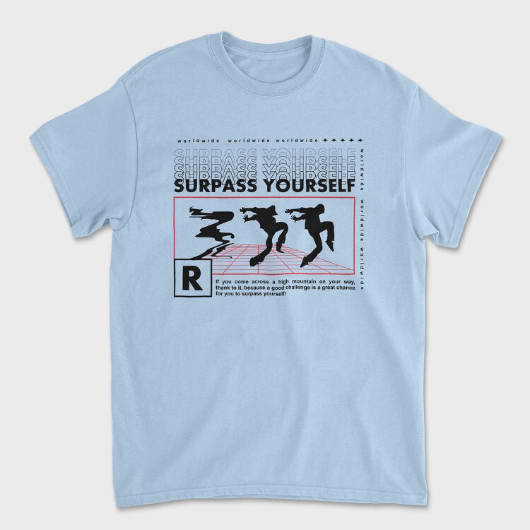 Dog Yorkshire Watercolor, Unisex Men's T-Shirt