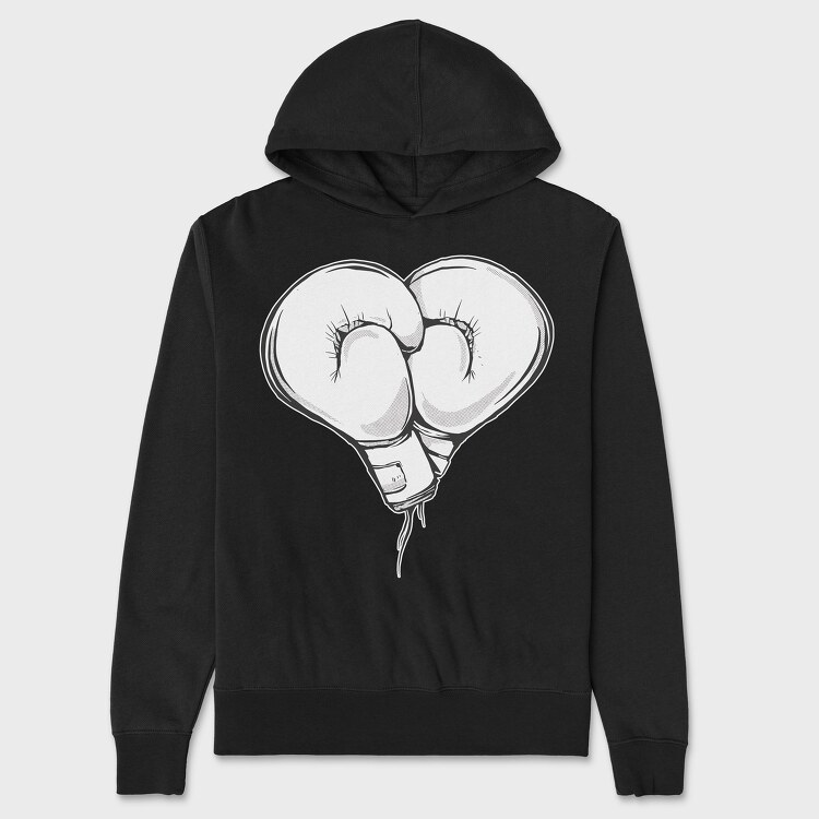 Heart Gloves Box, Унисекс Мъжко Суичър