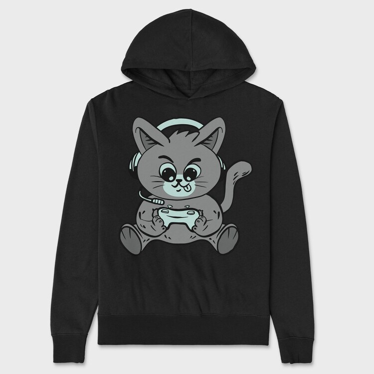 Cat Gamer, Унисекс Мъжко Суичър