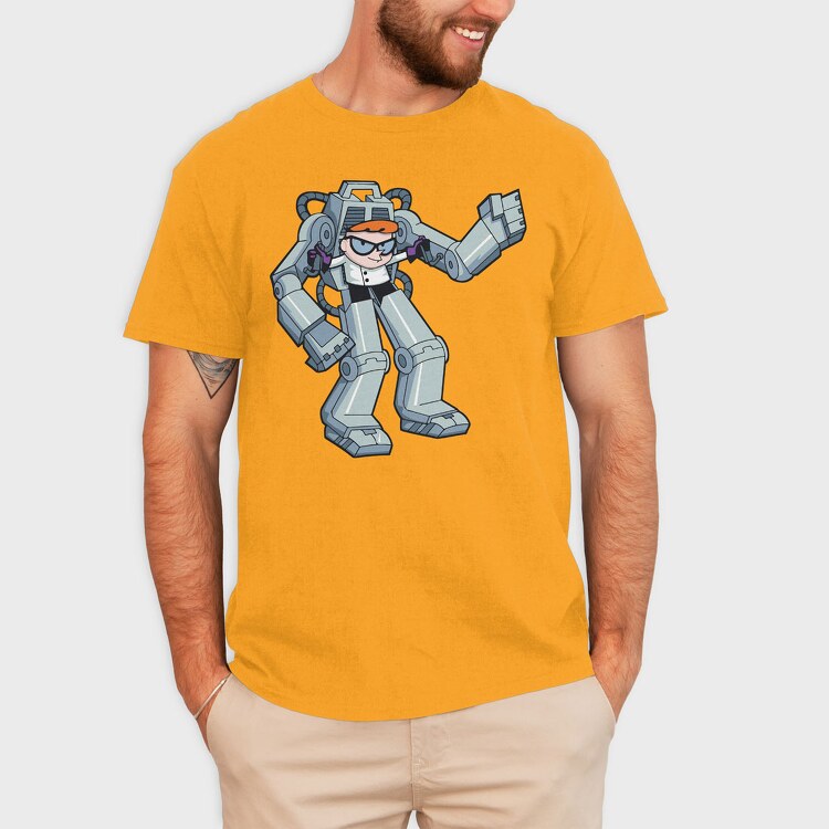 Dogzilla Retro Japanese, Унисекс Мъжка Тениска