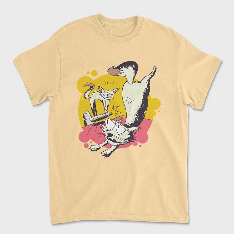Cats, Unisex Men's T-Shirt