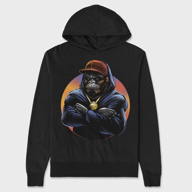 Monkey Chain Hoodie, Унисекс Мъжко Суичър