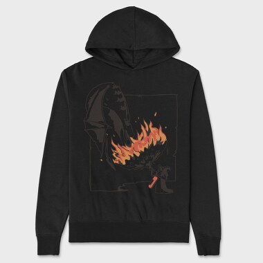 Dragon Wizard Extinguisher, Unisex Men's Hoodie