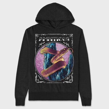Ambitious Snake, Unisex Men's Hoodie