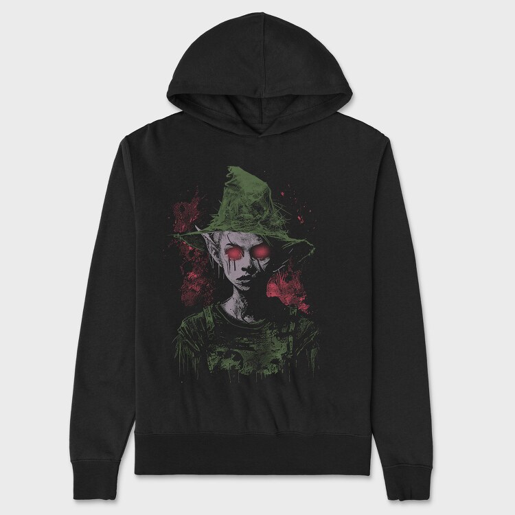 Horror Elf, Unisex Men's Hoodie