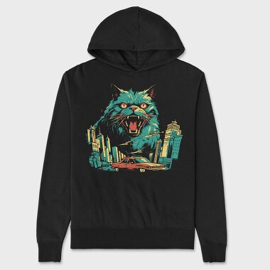 Catzilla 2, Unisex Men's Hoodie