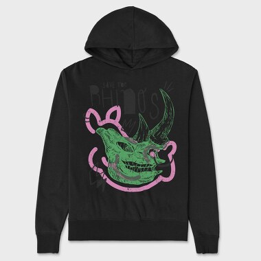 Animal Skulls 5, Unisex Men's Hoodie