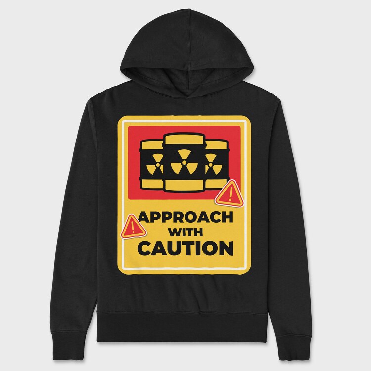 Caution Signal, Unisex Men's Hoodie