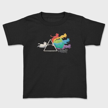 Prisma Cats, Kids' T-Shirt