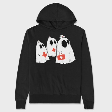 Ghost Nurse, Unisex Men's Hoodie