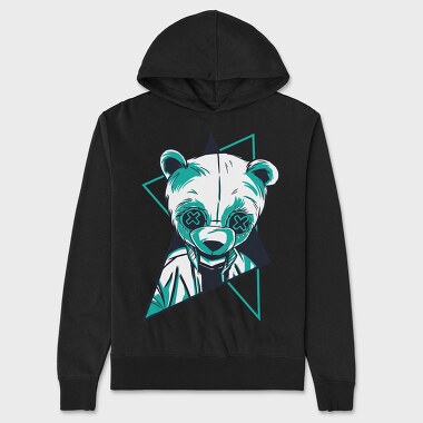 Neon Panda, Unisex Men's Hoodie