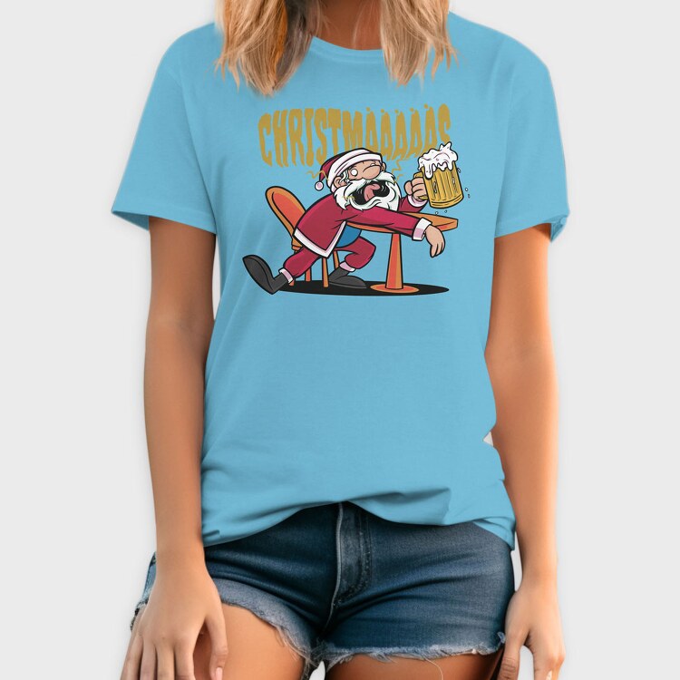 Chicken Santa, Unisex Men's T-Shirt