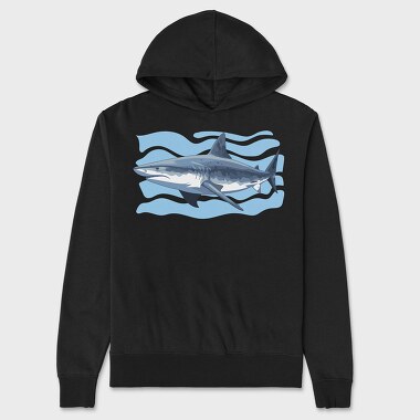 Tiger Shark, Unisex Men's Hoodie