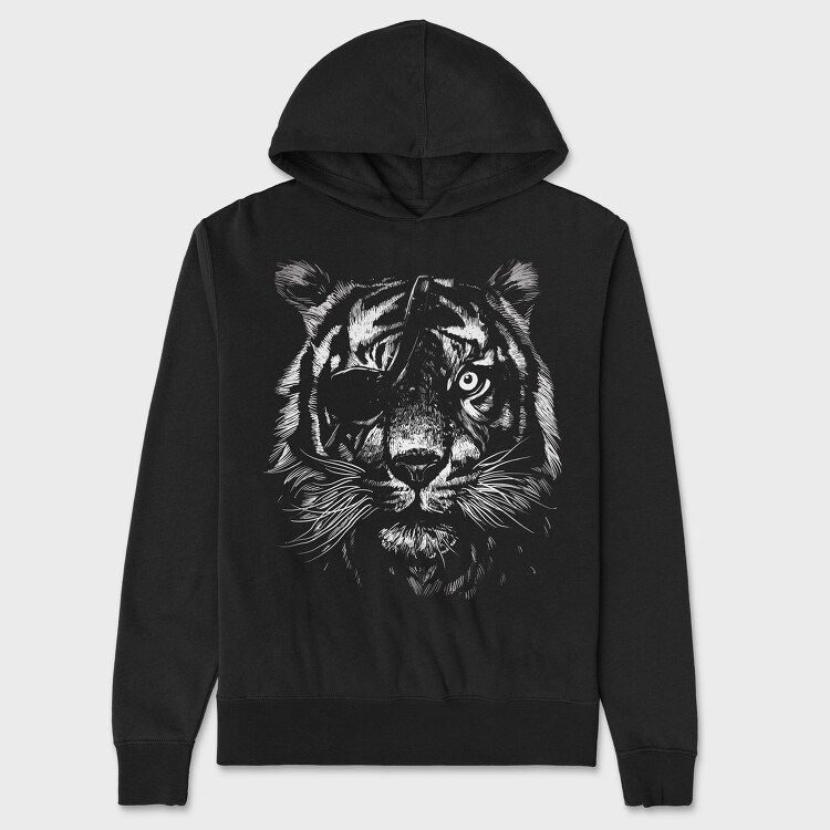 Eyepatch Tiger, Унисекс Мъжко Суичър
