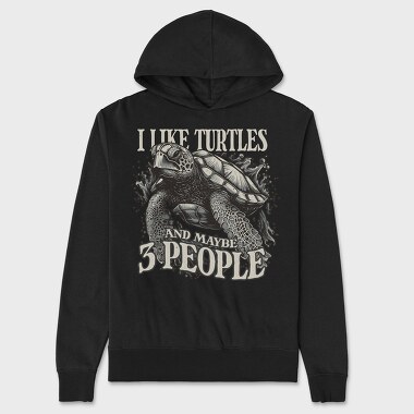 I Love Turtles, Unisex Men's Hoodie