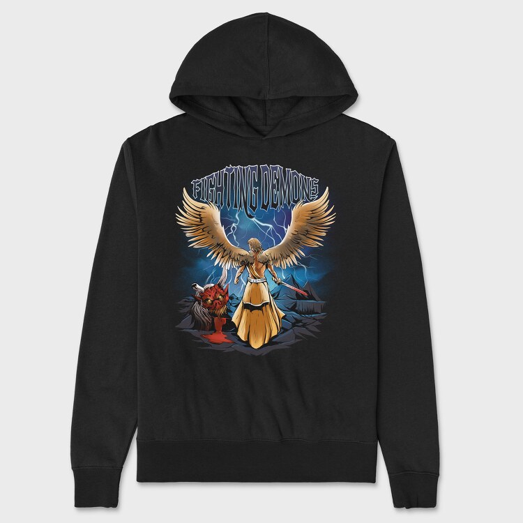 Fighting Demons, Unisex Men's Hoodie