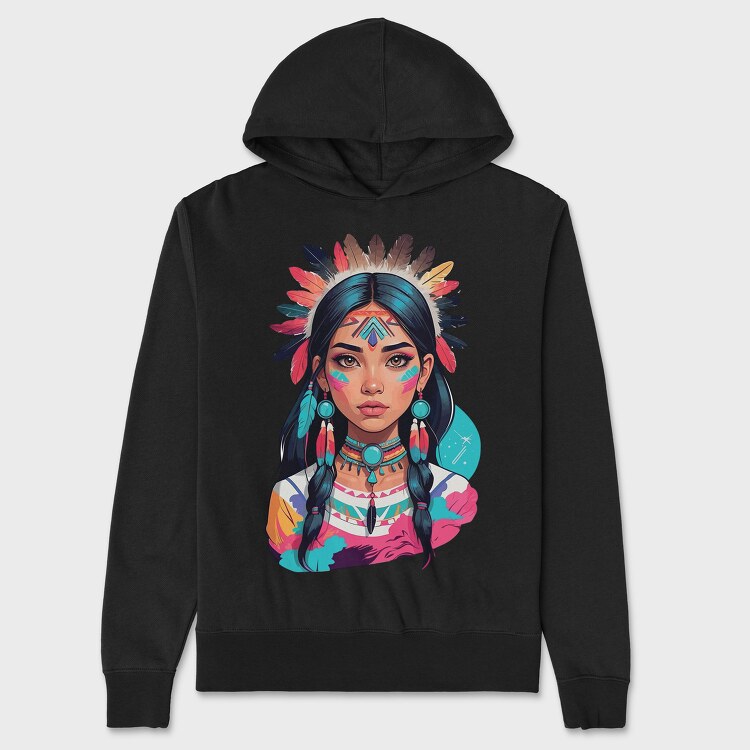 Indian Woman, Унисекс Мъжко Суичър