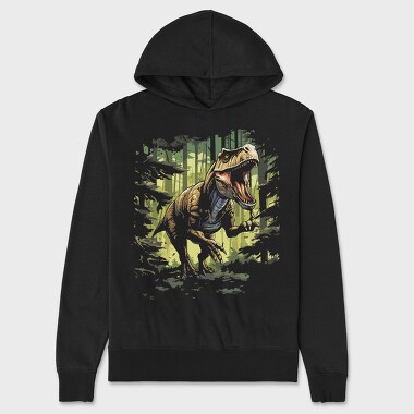 Trex Running Realistic, Unisex Men's Hoodie