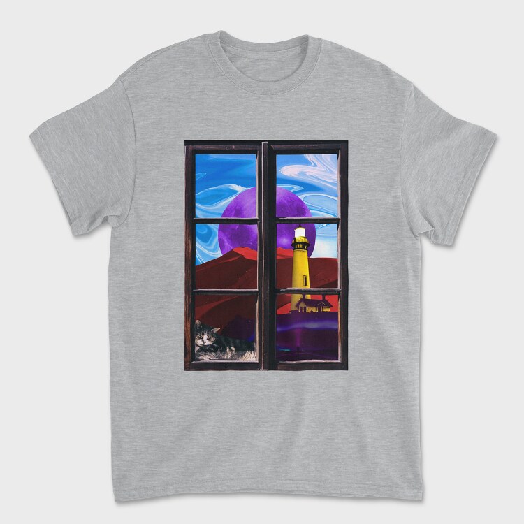 Ink Black Cats, Unisex Men's T-Shirt