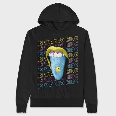 Is Time to Ride, Unisex Men's Hoodie