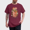 Skeleton Dab Ridinf Trex, Unisex Men's T-Shirt