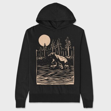 Bear Art, Unisex Men's Hoodie