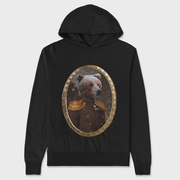 Bear Commander, Unisex Men's Hoodie