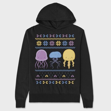 Jellyfish Sweater, Unisex Men's Hoodie