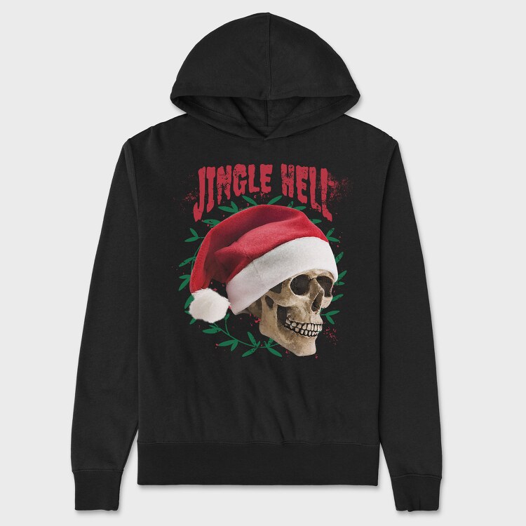 Jingle Hell, Unisex Men's Hoodie