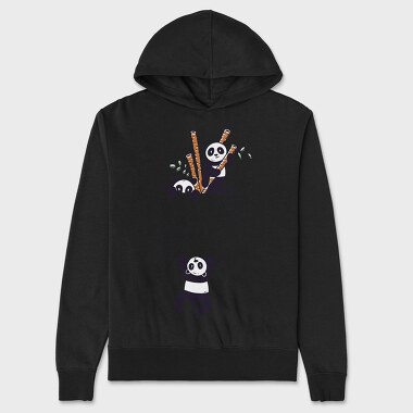 Pocket Pandas, Unisex Men's Hoodie