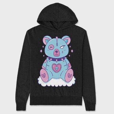 Bear Patchwork, Unisex Men's Hoodie