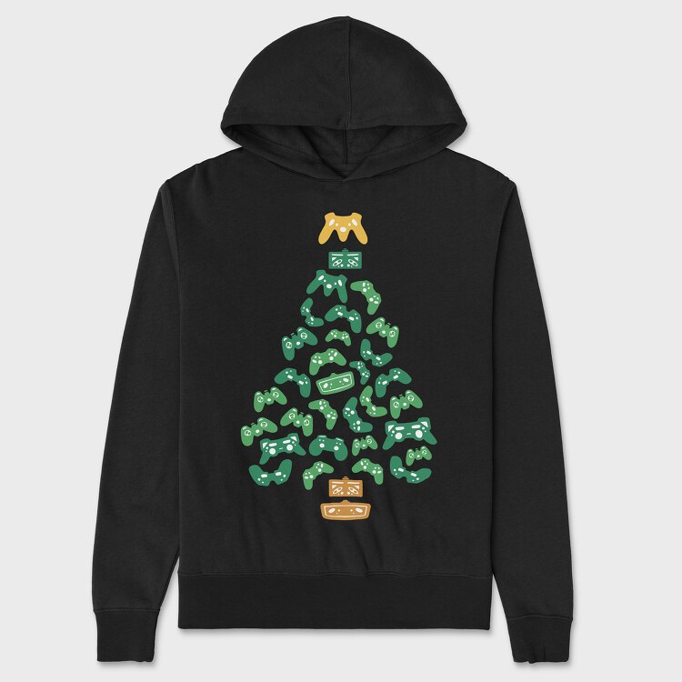 Joystick Tree, Unisex Men's Hoodie