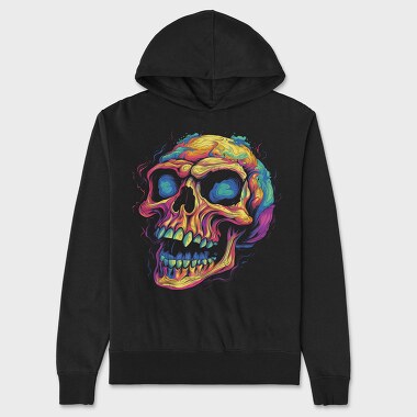 Colorful Skull, Unisex Men's Hoodie