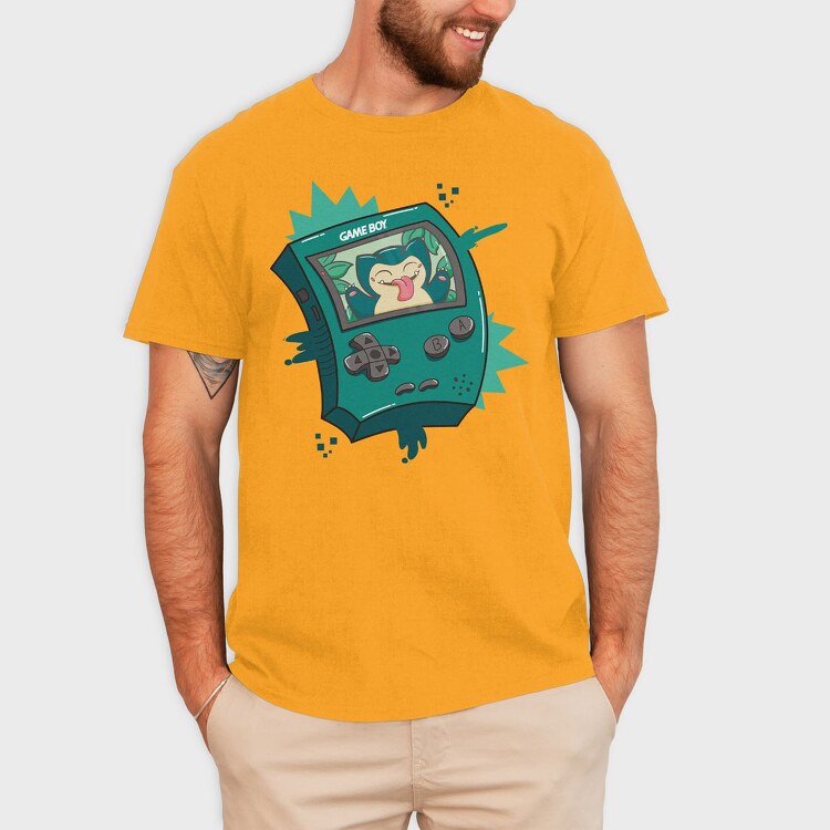 Frog Under a Cherry Blossom, Unisex Men's T-Shirt