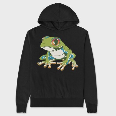 Frog, Unisex Men's Hoodie