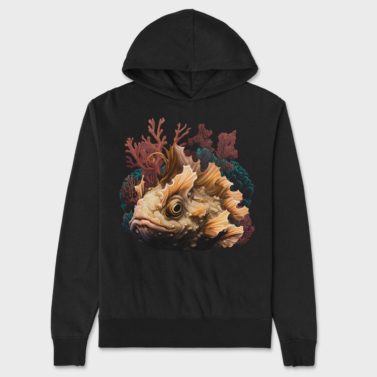 Frogfish, Unisex Men's Hoodie