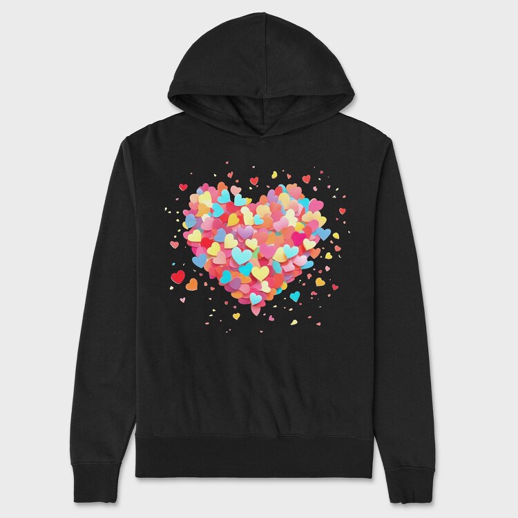 Confetti Heart, Унисекс Мъжко Суичър
