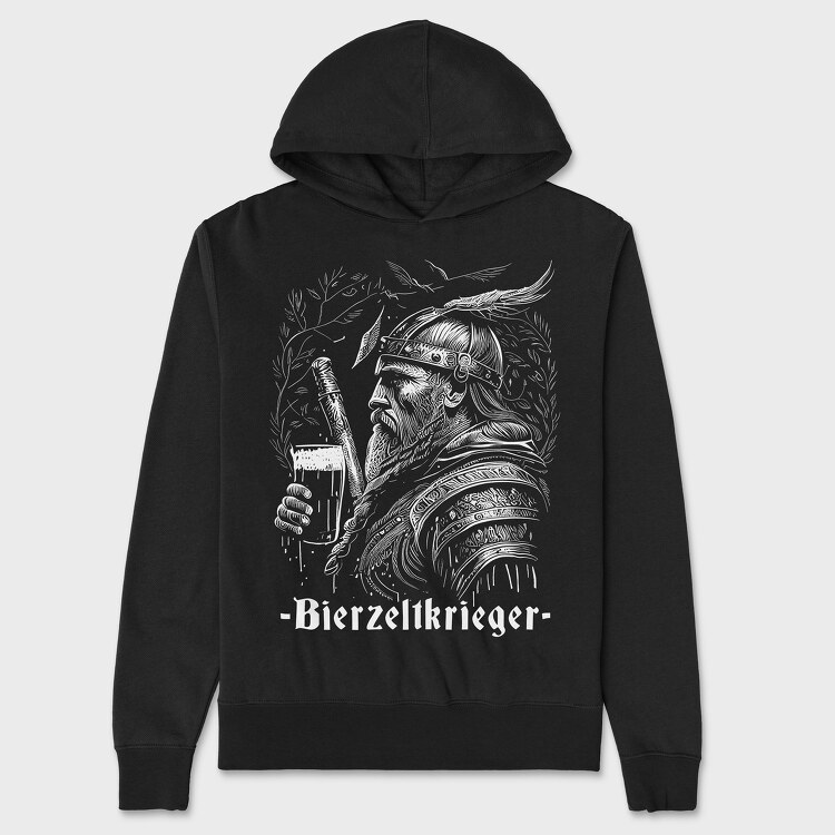 Beer Warrior, Unisex Men's Hoodie