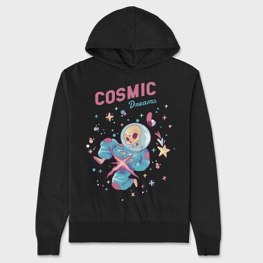 Cosmic Dreams Skeleton, Unisex Men's Hoodie